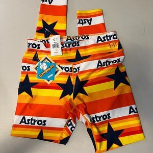 NWT Houston Astros Loudmouth Tequila Sunrise Retro Leggings